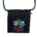 Purse embroidered (9x9cm) / 92-1003-06