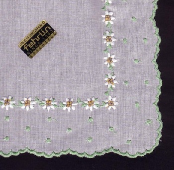 Taschent�cher bestickt (28x28cm) / 10-1007