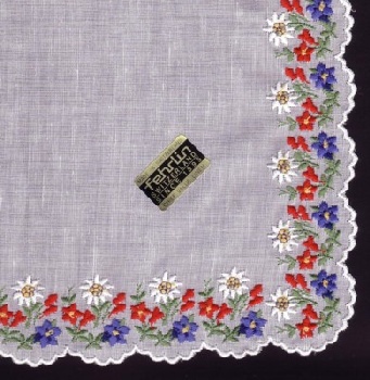 Taschent�cher bestickt (30x30cm) / 10-1293