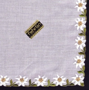 Taschent�cher bestickt (28x28cm) / 10-1295
