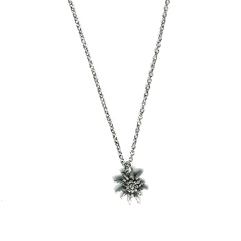 Collier mit Anhnger (rd. 2cm) / 23-0042