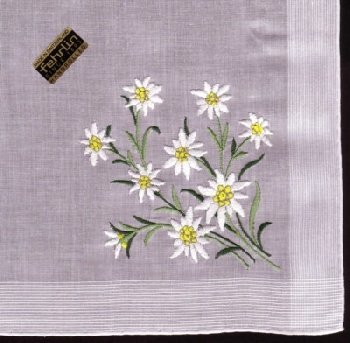 Handkerchiefs embroidered (sq. 37x37cm) / 81-0137