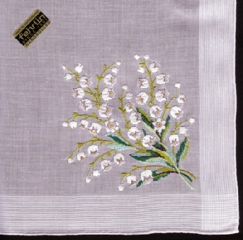 Handkerchiefs embroidered (sq. 37x37cm) / 81-0424