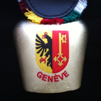 Glocke mit Aufkleber 'Genve' (4x10cm) / 93-0100-09