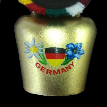 Glocke mit Aufkleber 'Germany' (5x13cm) / 93-0101-30