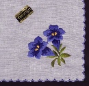 Handkerchiefs mach. emb. (sq. 25x25cm) / 10-1059