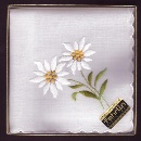 Handkerchiefs emb. in gift-boxes of 1 piece (sq. 11x11cm) / 11-0001