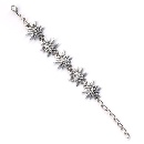Armband mit 5 Edelweiss (2x20cm) / 23-0102