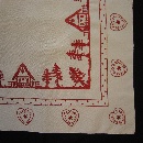 Tablecloths embroidered (sq. 90x90cm) / 80-1671