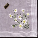 Handkerchiefs embroidered (sq. 37x37cm) / 81-0137