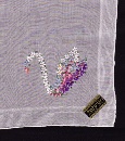 Taschentcher bestickt (32x32cm) / 81-0384