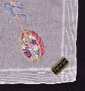 Taschentcher bestickt (32x32cm) / 81-0398