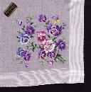 Handkerchiefs embroidered (sq. 37x37cm) / 81-0429