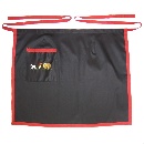 Cocktail aprons embroidered (obl. 57x72cm) / 83-2511