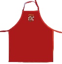 Aprons embroidred (obl. 72x85cm) / 83-2514