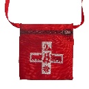 Purse embroidered (9x9cm) / 92-1001-05