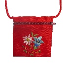 Purse embroidered (9x9cm) / 92-1003-05